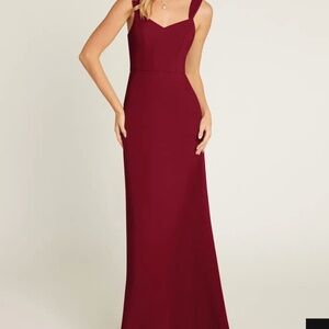 Azazie Burgundy Bridesmaid Dress